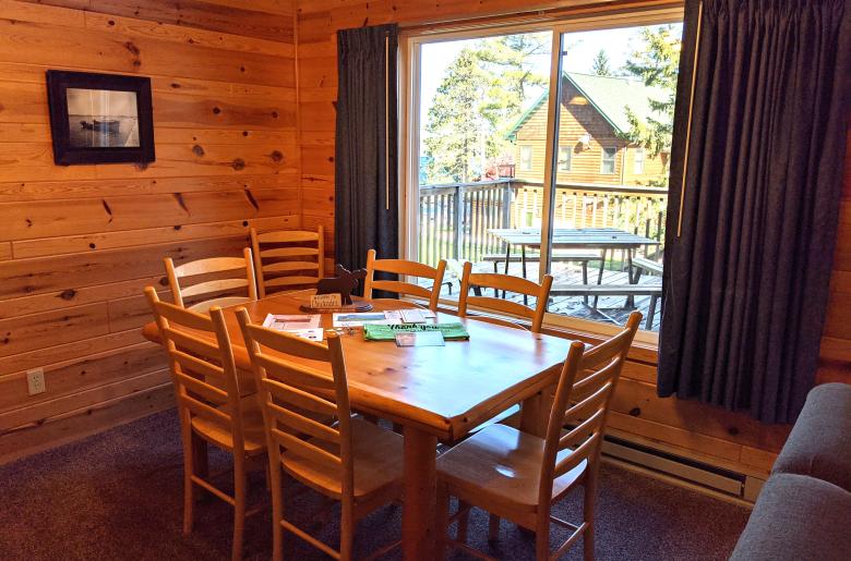 Dining room with seating for 6.