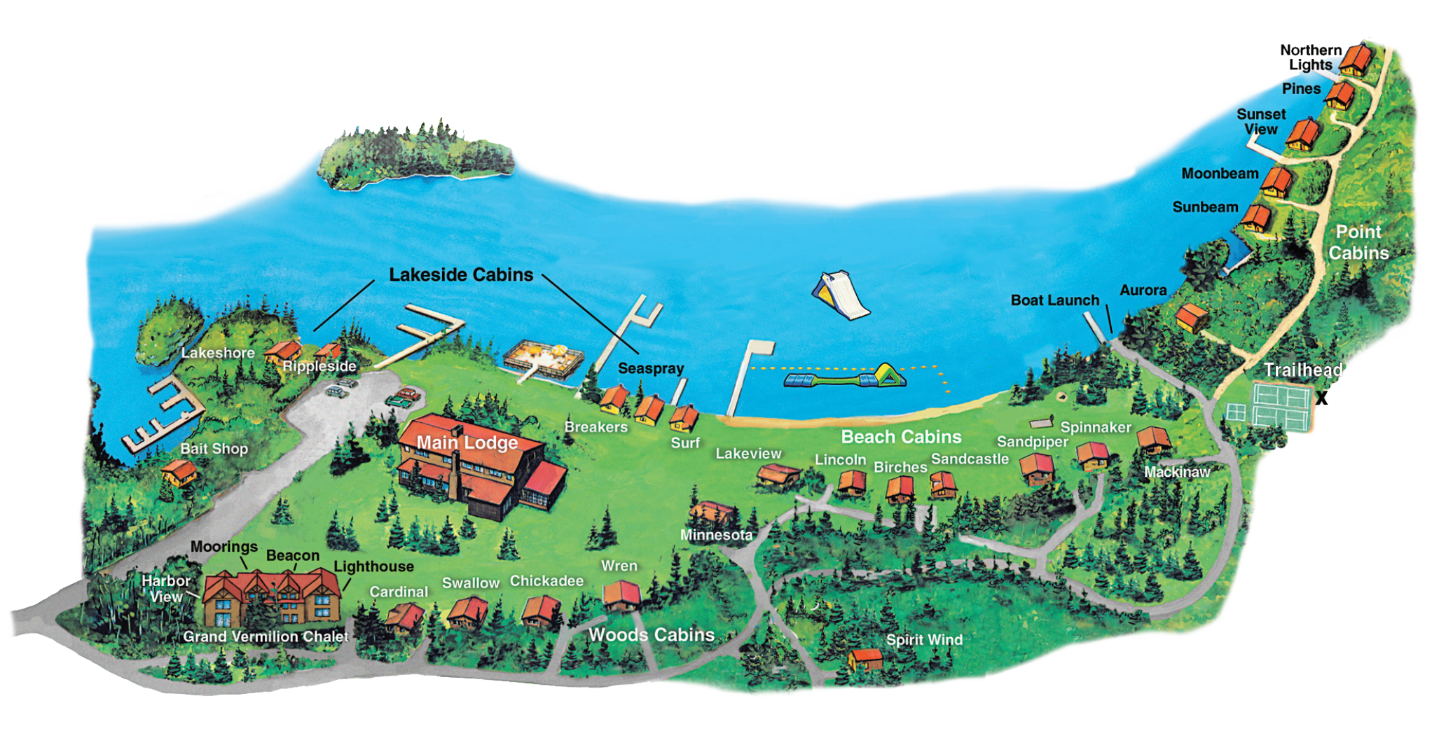 Map of Pehrson Lodge