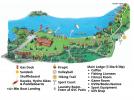 Resort map with Cardinal circled