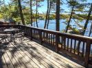 Deck area with seating and wonderful views of the lake.