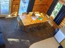 Dining room with ample seating and views of Lake Vermilion.