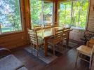 Dining room with ample seating and views of Lake Vermilion