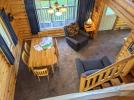 Dining Room with extra seating on a recliner and oversized chair.