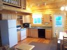 Open concept kitchen.