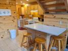 Breakfast bar with three stools.