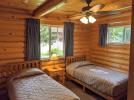 Main floor bedroom with 2 twin beds.