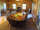 Dining room with a large table to seat your whole family.