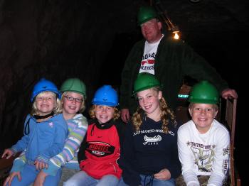 Friends go underground at the Soudan Underground Mine