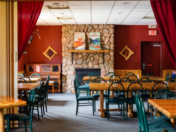 Dining room at the Crescent. Located just a short drive from Pehrson Lodge