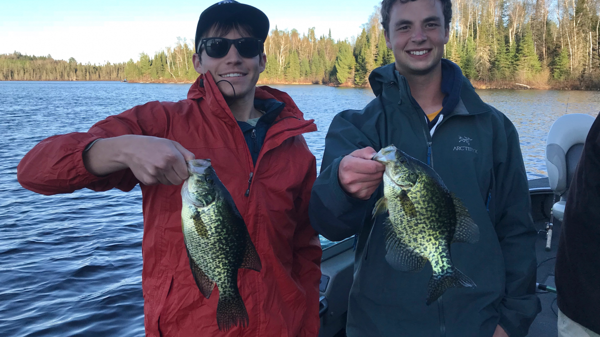 Fall crappie fishing on Lake Vermilion Pehrson Lodge