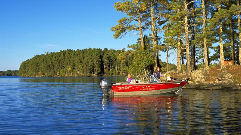 lake fishing boat