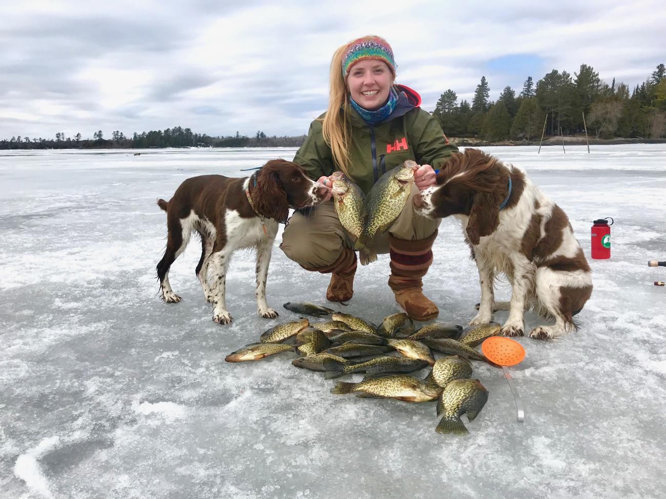 Winter on Lake Vermilion Pehrson Lodge Resort