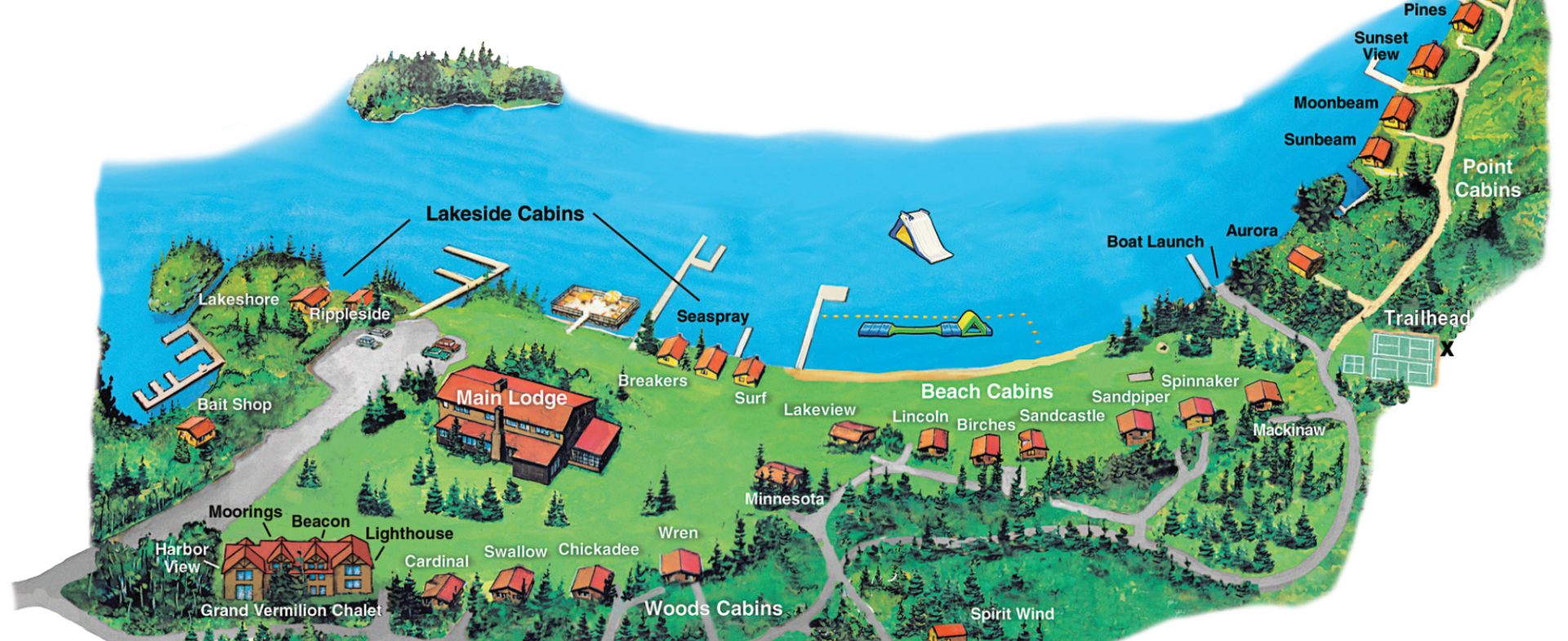 Pehrson Lodge Map