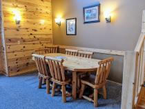 Dining room with seating for six plus.